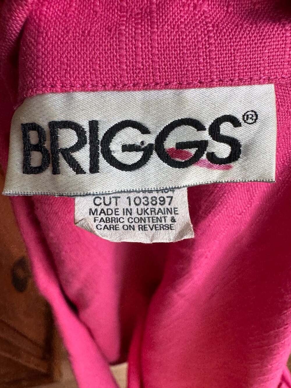 Vintage 80s Briggs New York Skort XL-16 Shorts Flap-Skirt Zip Buttons Cotton